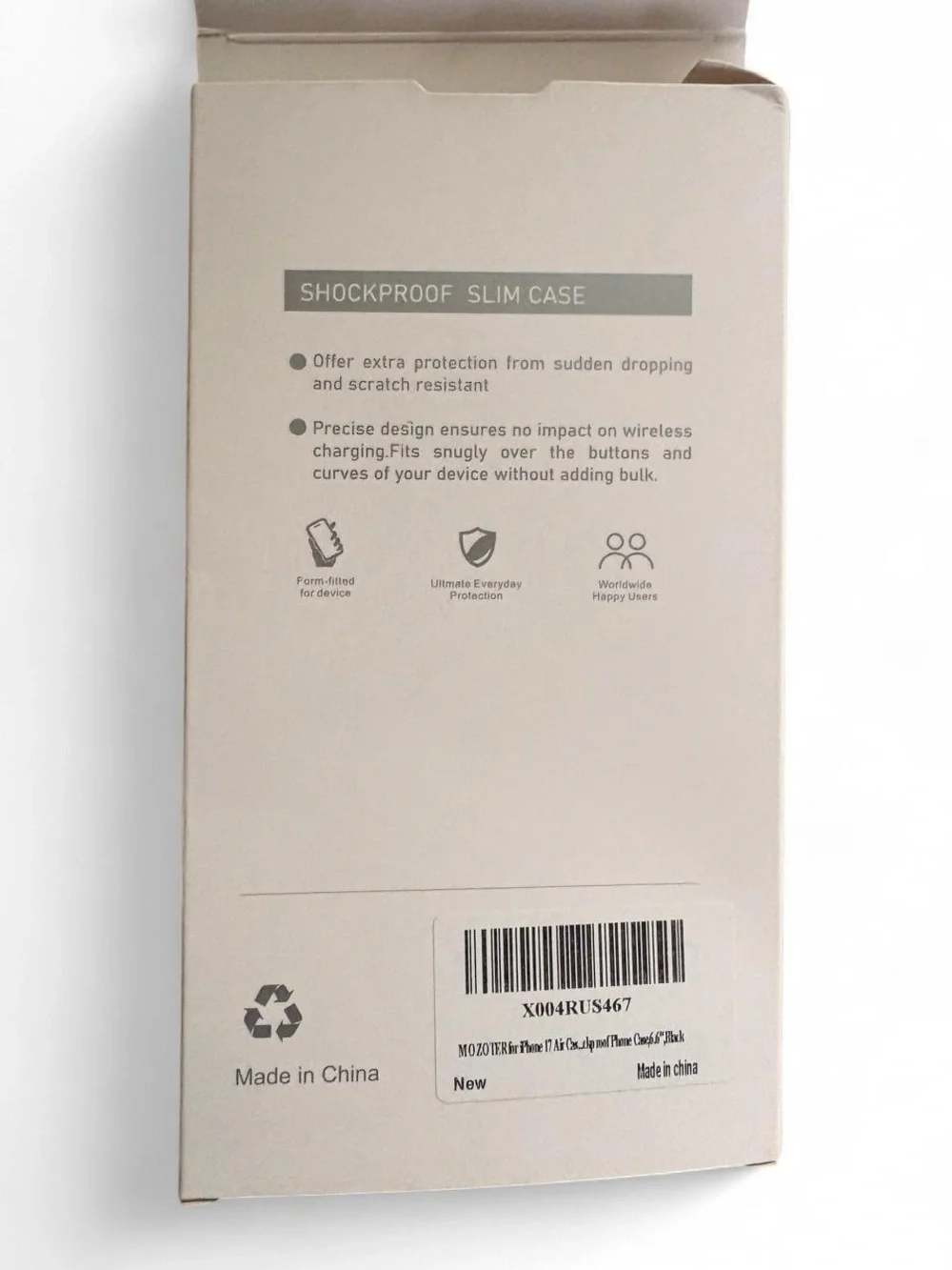 iPhone 17 Black Phone Case with MagSafe Compatibility new in box